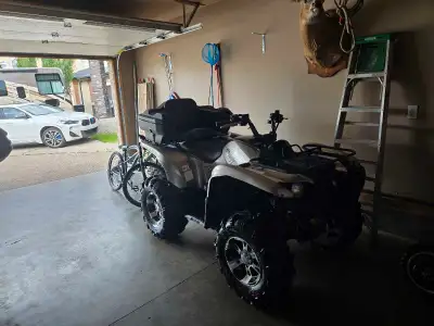 In real nice shape. Tons of power and never been abused. Electric power steering, 2500lbp warne winc...