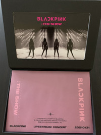 BLACKPINK 2021 The Show Accordion Book Photo Book Post Card Set