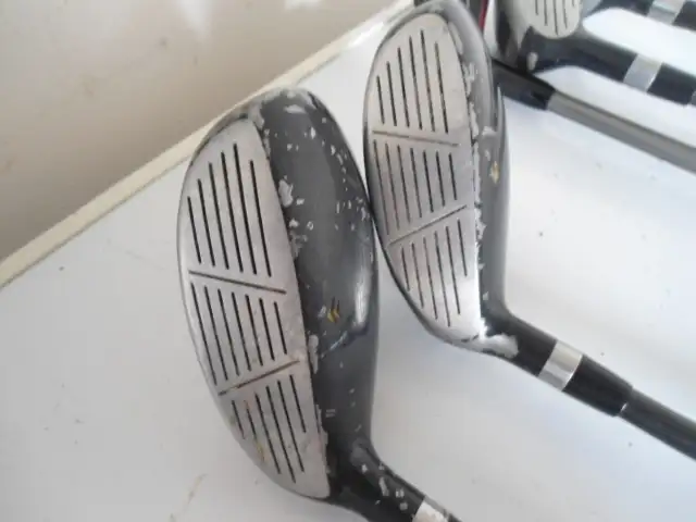 FIVE RIGHT HANDED FAIRWAY/RESCUE GOLF CLUBS in Golf in Sudbury - Image 6