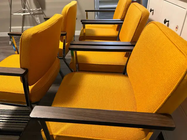 Five Soft Yellow Chairs, $75 for all 562863738713219121