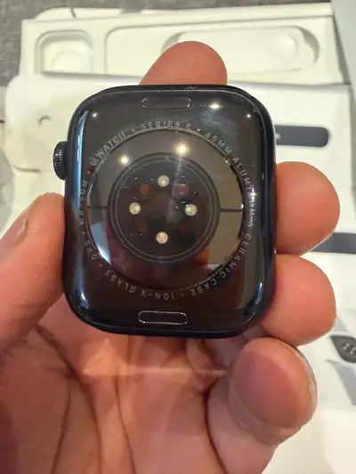 Apple Watch Series 8 45 mm black with  original charger and, View more