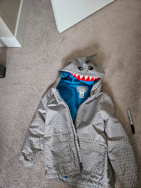 Carters Shark Rain Jacket size 7