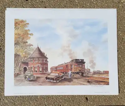 Hand signed and numbered limited edition print by artist Wentworth Folkins Unframed Mint condition S...