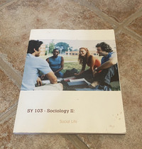 SY 103 - Sociology II Social Life Pearson