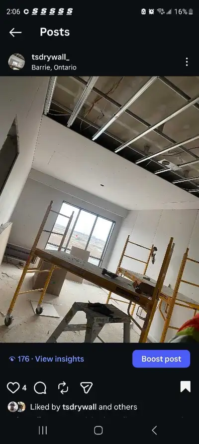 drywall installation & insulation (not hiring), View more