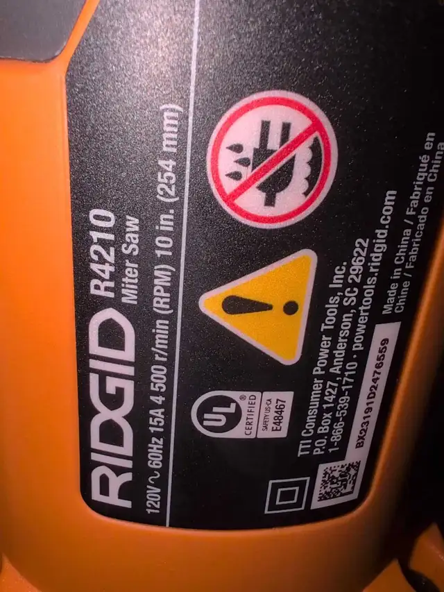 New rigid 10" compound mitre saw in Power Tools in Oakville / Halton Region - Image 3