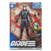G.I. Joe items: action figure, comic, movie poster