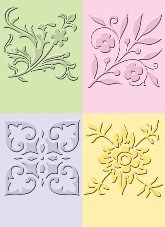 Cuttlebug mini (2 x 2.75 inches) embossing folders in Hobbies & Crafts in Markham / York Region - Image 3