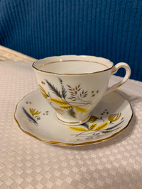 Vintage Colclough china cup & saucer made in England 6791