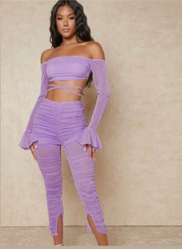 Purple two piece set 