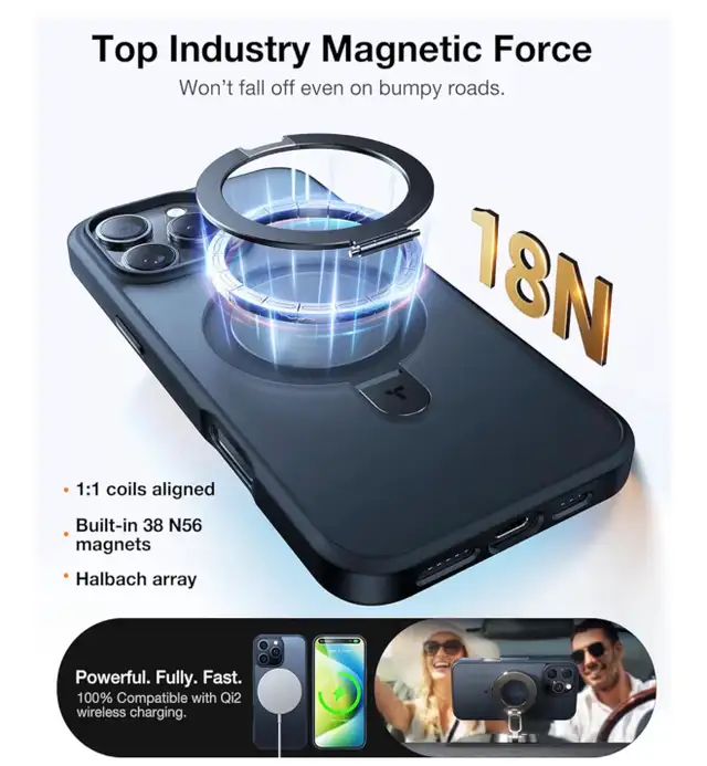 iPhone 16 Pro Max Case with Stand in Cell Phone Accessories in Mississauga / Peel Region - Image 5