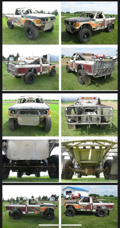 Ford F150 • Truck Class 8 desert truck it was 2 wheel drive. We put a Dana 60 solid front end and a...