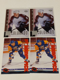 Hockey Cards Wade Belak Lot of 4 Rookie Cards NM Enforcer Leafs