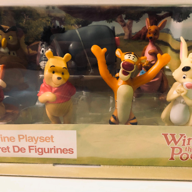 Disney Winnie The Pooh Figurine Playset 7 Figures Cake Toppers in Toys & Games in City of Toronto - Image 3