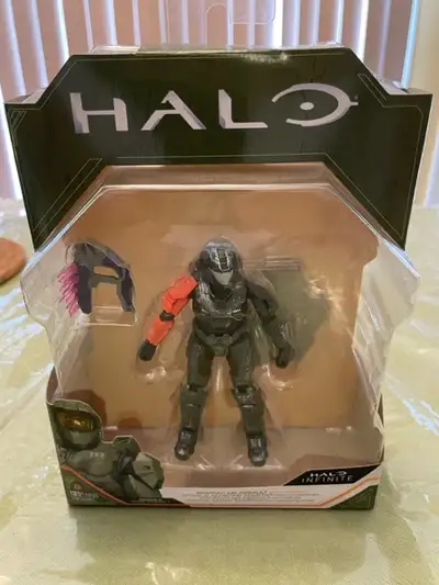 Halo infinite Spartan Air Assault w Needler toy figure new, View more