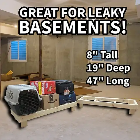 Storage Riser Platform - Keep your storage dry!578765084238161921