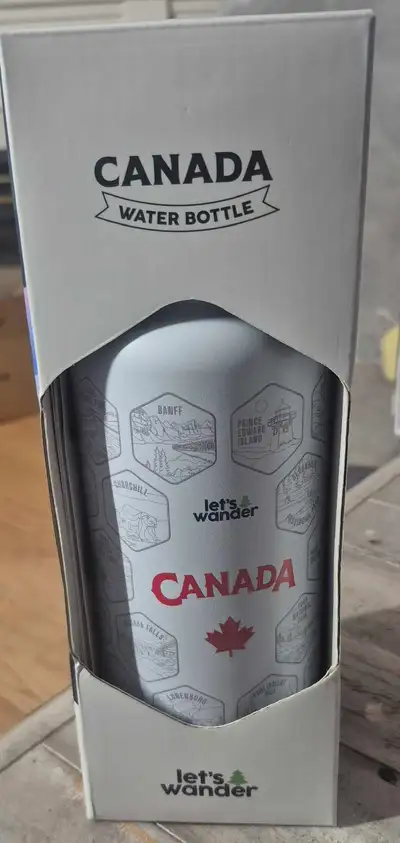 Let's Wander Canada Water Bottle, View more