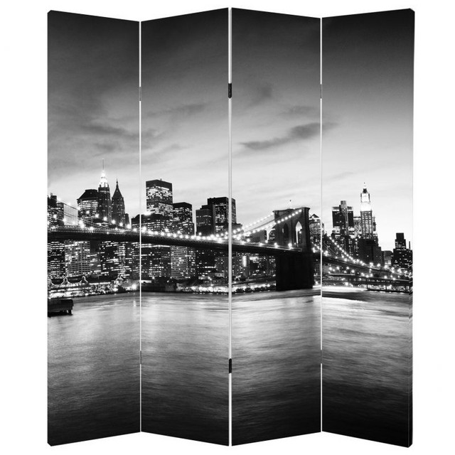 NEW Monochrome Room Divider--NYC Skyline/Golden Gate Bridge dans Décoration intérieure et accessoires  à Ville de Toronto