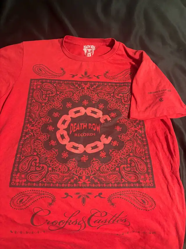 Crooks Castles x Death Row T Shirt in Men's in Trenton - Image 2