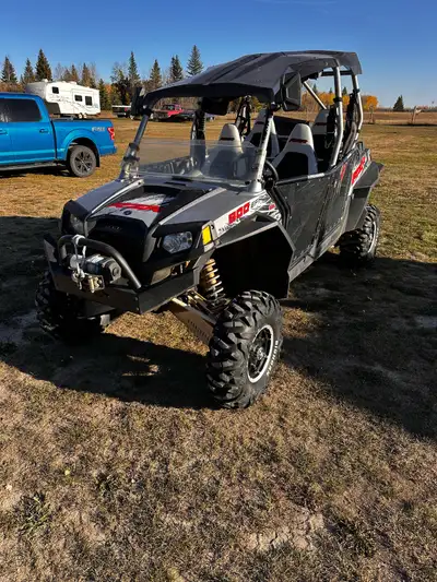 2012 900xp 4 seater rzr for sale, well maintained, heavy duty front bumper, pro armour doors, rear s...