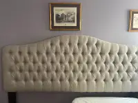 King size padded headboard in excellent condition  $200 or OBO