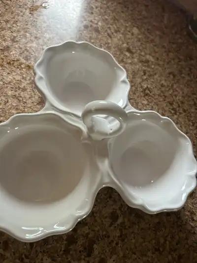 household glasses and snack tray , View more