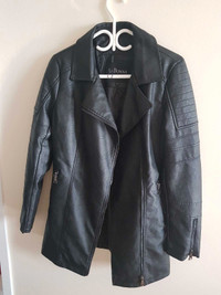 Leather jacket (new) size: S