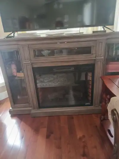 fireplace/tv stand, View more