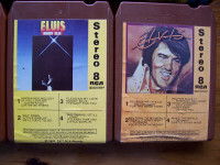 Rare Vintage Elvis 8 track tapes