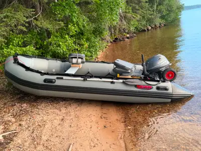Seamax Marine Ocean 430 with Yamaha 25 hp — $7,000. Selling my super clean 14-foot Seamax Marine Oce...