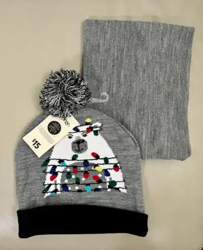 Brand New Kids Winter Hat & Neck Warmer 2-piece Set, View more