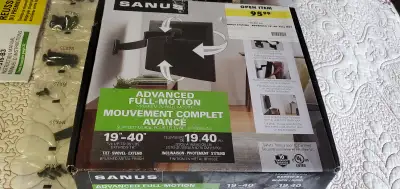 SANUS MODEL BSF316-B3 ADVANCED FULL MOTION PREMIUM WALL MOUNT, View more