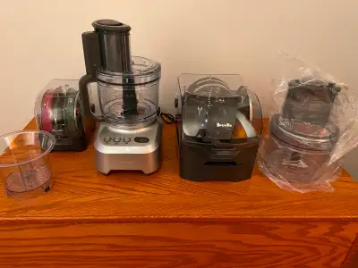 Powerful Breville Sous Chef 16 Pro food processor, a high-performance appliance designed to handle a...