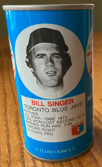 1977 Toronto Blue Jays Bill Singer Royal Crown Cole Can