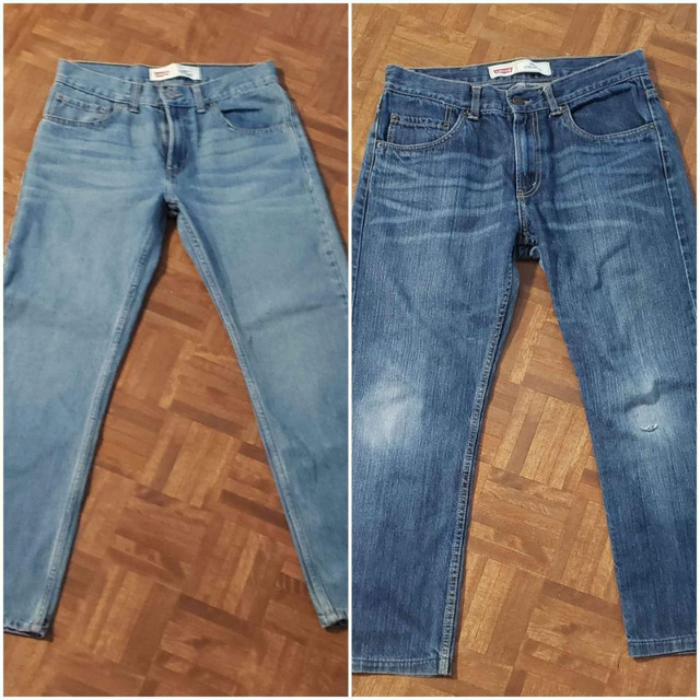 Both for $30 - 2 Levis straight jeans pants 16reg 28x28 and 18re dans Hommes  à Longueuil/Rive Sud - Image 2