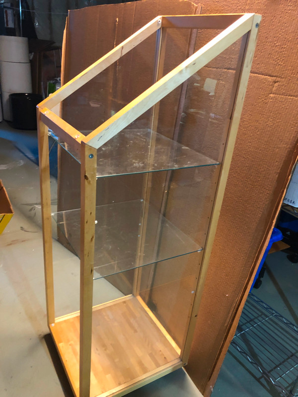 ikea glass display case with wheel in Bookcases & Shelving Units in Markham / York Region - Image 2