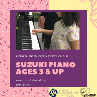 Suzuki PIANO, CELLO and VIOLIN ages 3&up