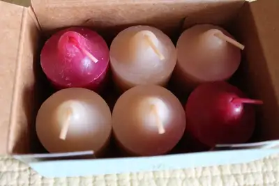 Partylite Full Box 6 Pieces Mixed Sampler Votive 2" x 1½ Candles, View more