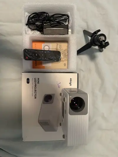 Portable Mini LED Projector with Remote & Tripod , View more