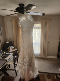 Oleg Cassini wedding dress.