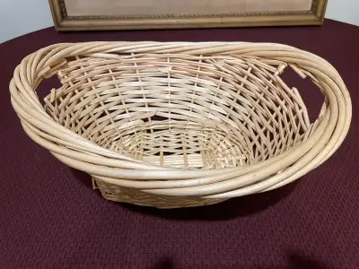 1980’s Small Wicker Basket, View more
