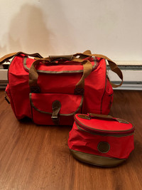 Bag set (red and brown)