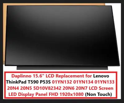 (NEW) LCD 15.6" Lenovo ThinkPad T590 P53S NO TOUCH FHD 1920x1080, View more
