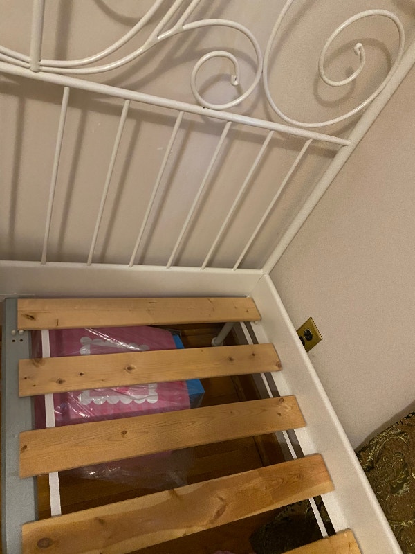 Classic Off White Double Bed Frame Mint Condition like NEW Beds