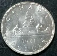 Canada Silver Coins, Dollars, Half Dollar, Quarters, and Dimes