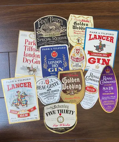 Étiquettes de bouteilles d'alcool - Liquor Bottle Labels (new), View more
