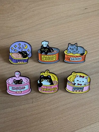 Cats Enamel Pins $5 each firm, View more