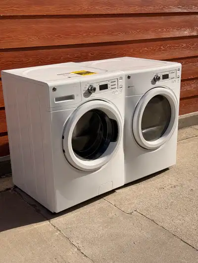 GE Front Load Washer & Dryer Set – 27”, View more