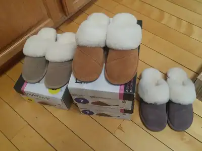 Slippers, Ladies, Nuknuuk, Sz 6, 7;Kirkland Sz 8,9, Br.New..$25, View more