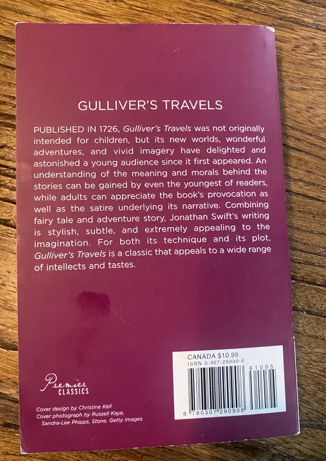 Gulliver’s Travels by Jonathan Swift  in Fiction in Mississauga / Peel Region - Image 3